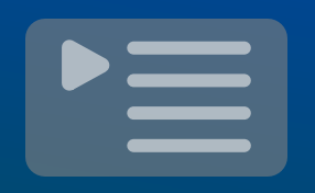 Symbol der Wiedergabelistenauswahl